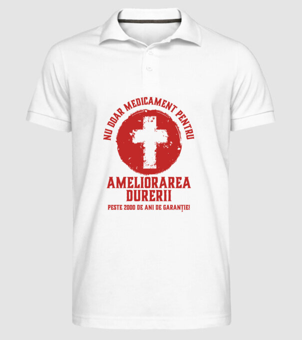 Nu doar medicament pentru ameliorarea durerii, peste 2000 de ani de garanție! model alb pe tricou