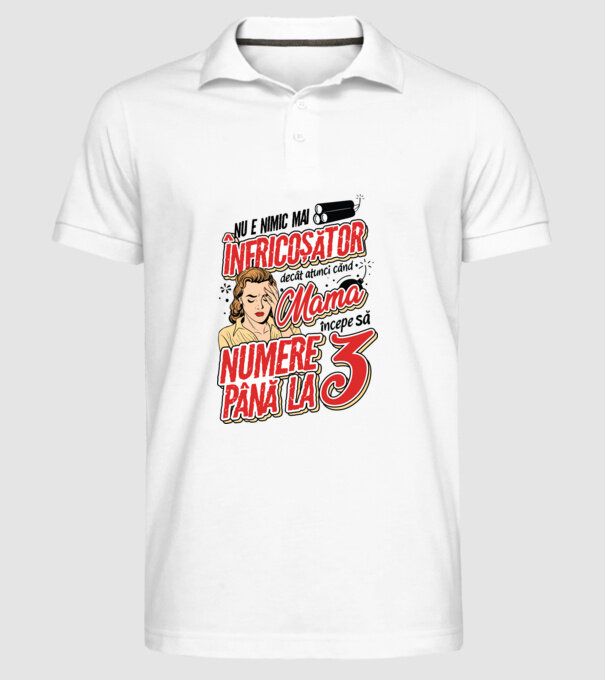 Nu e nimic mai înfricoșător decât model alb pe tricou