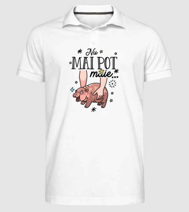 Nu mai pot muie... model alb pe tricou
