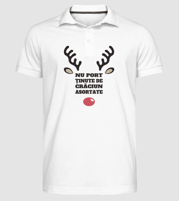 Nu port ținute de crăciun asortate crăciun chiar căprioară Alb model alb pe tricou
