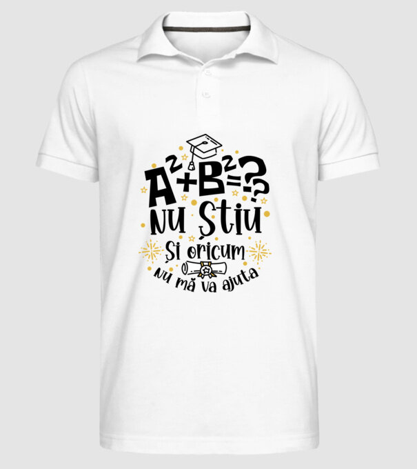 Nu știu, și oricum nu mă va ajuta model alb pe tricou
