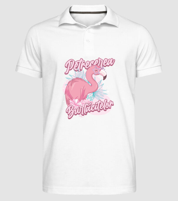 petrecerea burlăcitelor model alb pe tricou