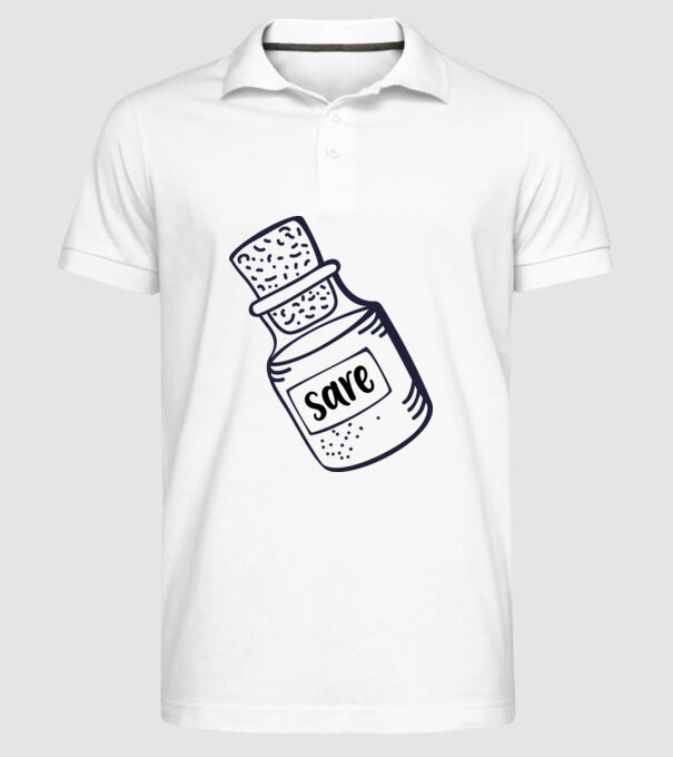 sare model alb pe tricou