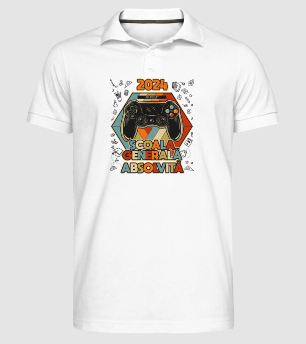 școala generală școala generală model alb pe tricou