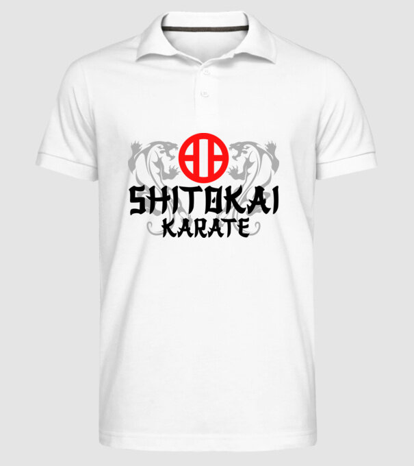 Shitokai Karate model alb pe tricou