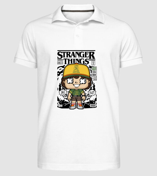 stranger things cereal model alb pe tricou