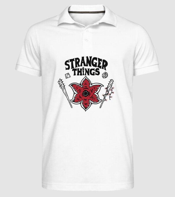 stranger things demogorgon head2 model alb pe tricou