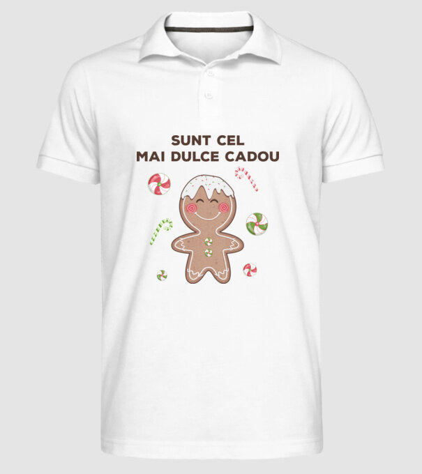 Sunt cel mai dulce cadou model alb pe tricou
