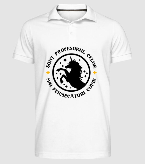 Sunt profesorul celor mai fermecători copii model alb pe tricou