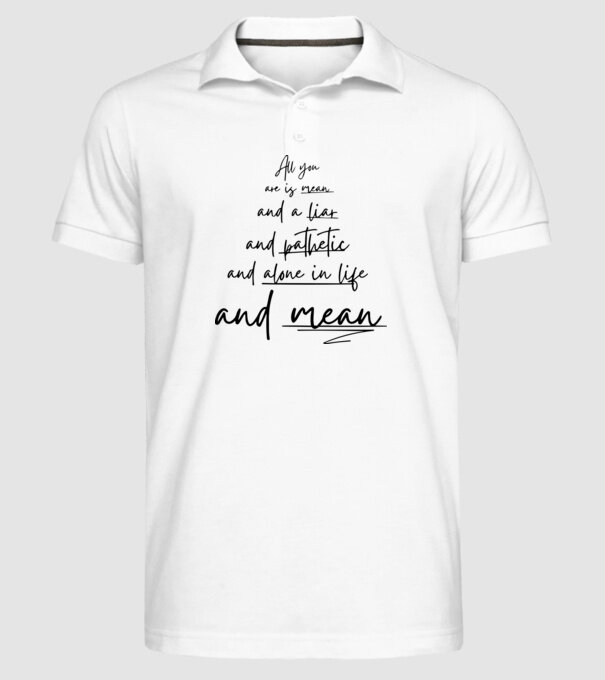 Taylor Swift all you model alb pe tricou