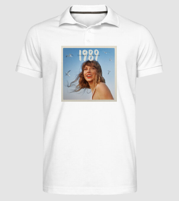 Taylor Swift cover model alb pe tricou