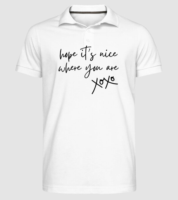 Taylor Swift hope its nice where you are model alb pe tricou