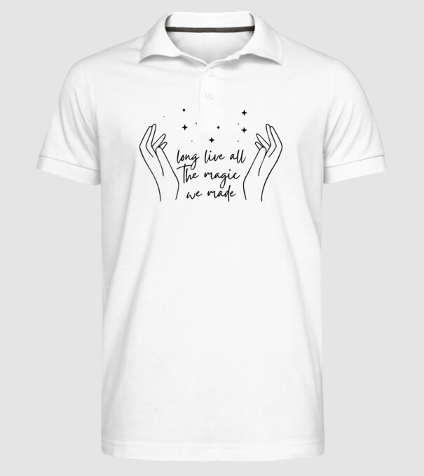 Taylor Swift long live all the magic we made model alb pe tricou
