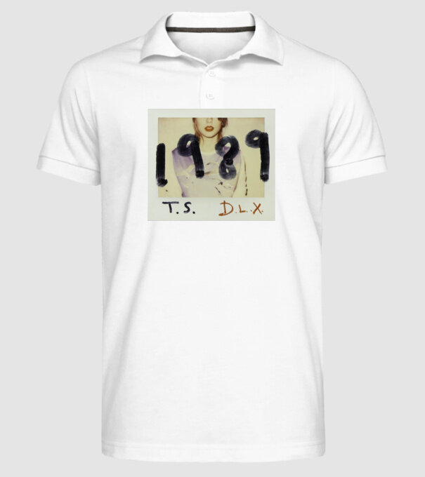 Taylor Swift polaroid model alb pe tricou