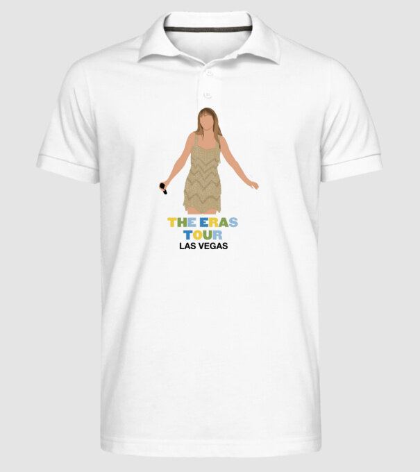Taylor Swift The Eras Tour Las Vegas model alb pe tricou