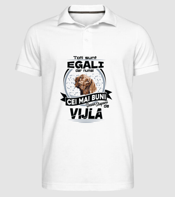 Toți sunt egali, dar numai cei mai buni devin stăpâni de vijla model alb pe tricou