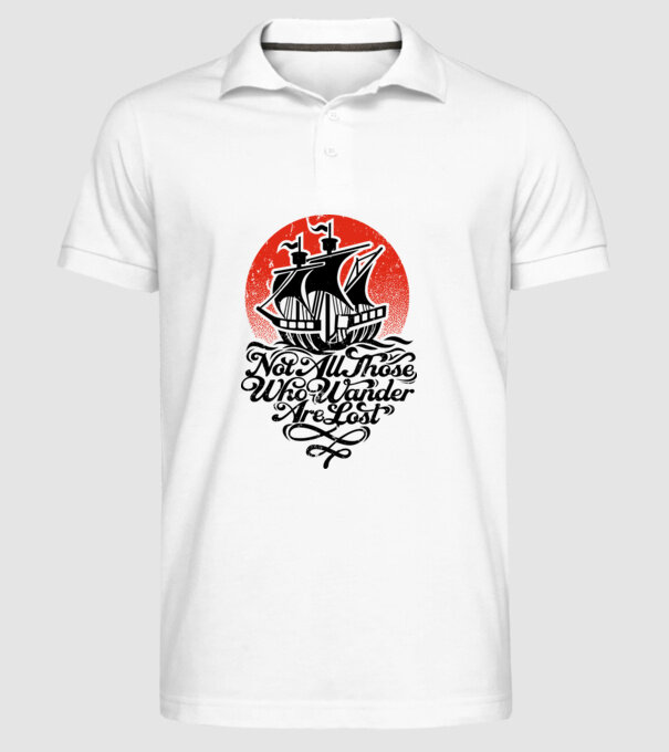 Vapoare model alb pe tricou