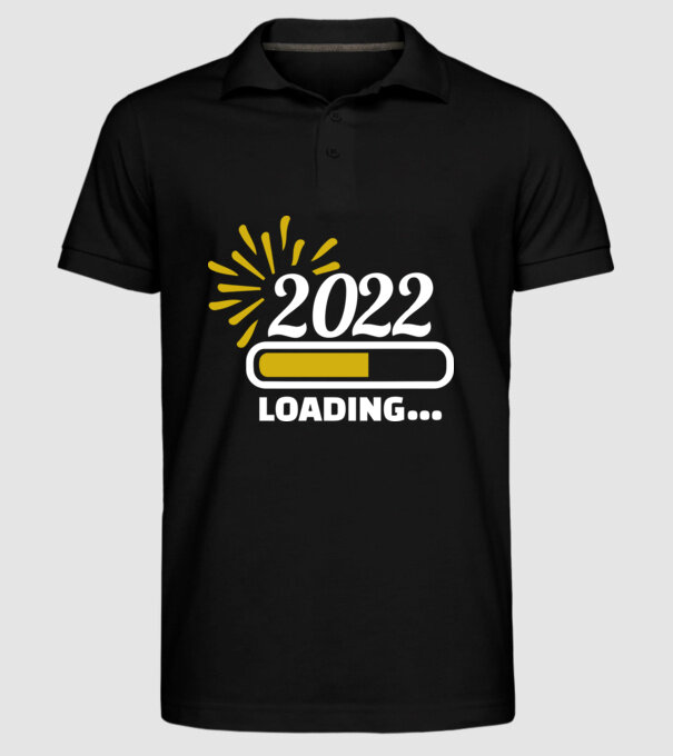 2022 loading model negru pe tricou
