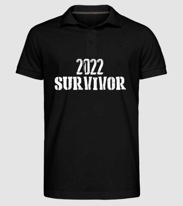 2022 survivor model negru pe tricou