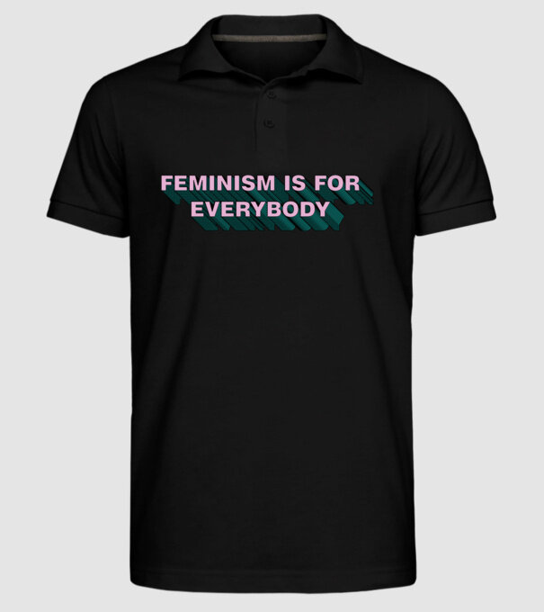 Feminismul este pentru toată lumea model negru pe tricou