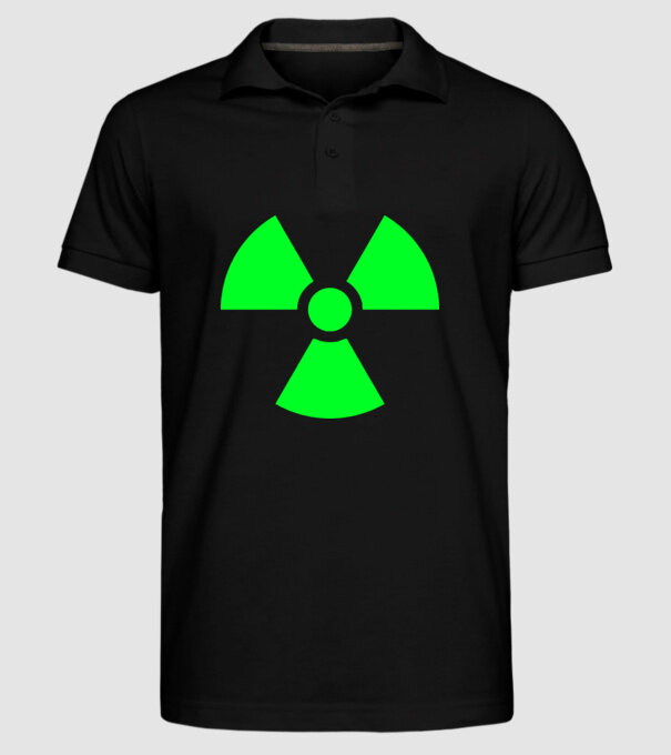 Atom model negru pe tricou