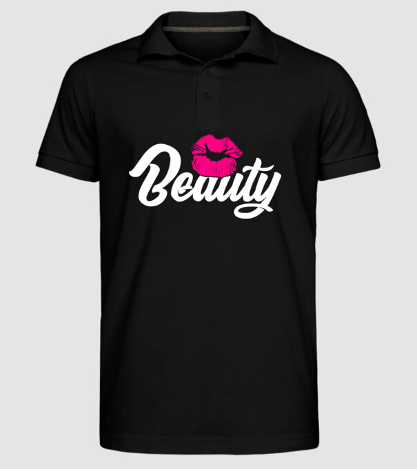 Beauty model negru pe tricou