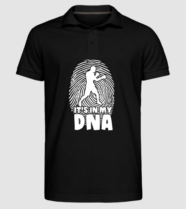 Boxer DNA model negru pe tricou