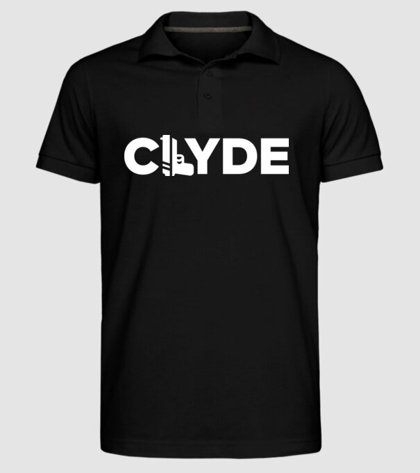 Bonnie és Clyde CLYDE model negru pe tricou