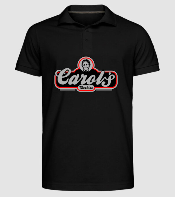 Carols cookies model negru pe tricou