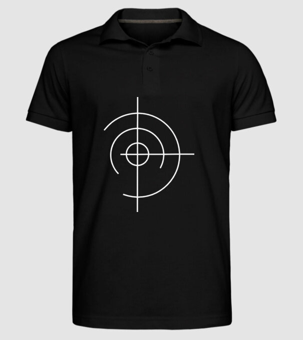 Aim shoot model negru pe tricou