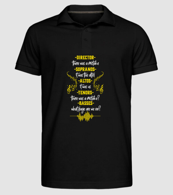 Choir model negru pe tricou