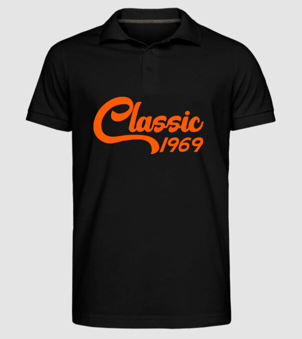 Classic 1969 model negru pe tricou