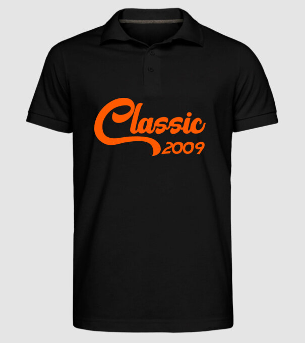 Classic 2009 model negru pe tricou