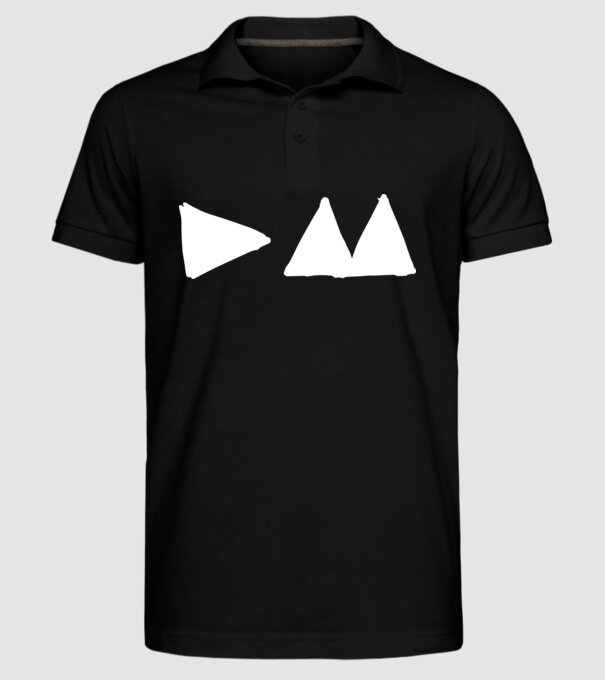 Depeche Mode triangle model negru pe tricou