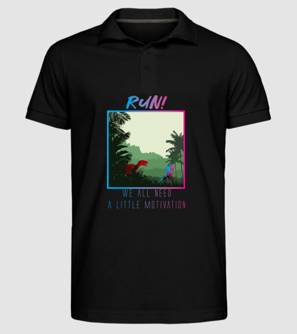 Dire Motivation - Teribil de motivat model negru pe tricou
