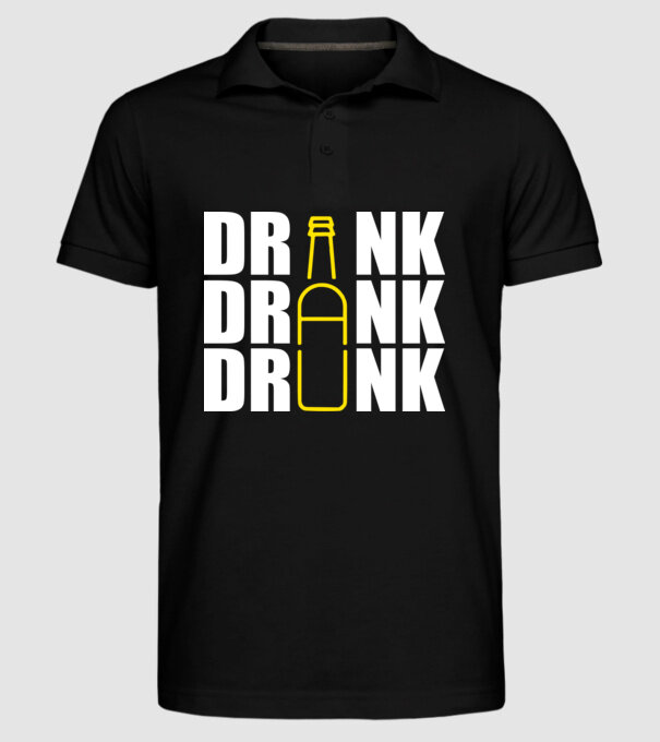 Drink drank drunk model negru pe tricou