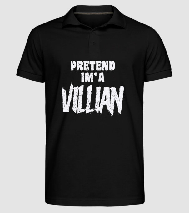 Villian carnaval model negru pe tricou