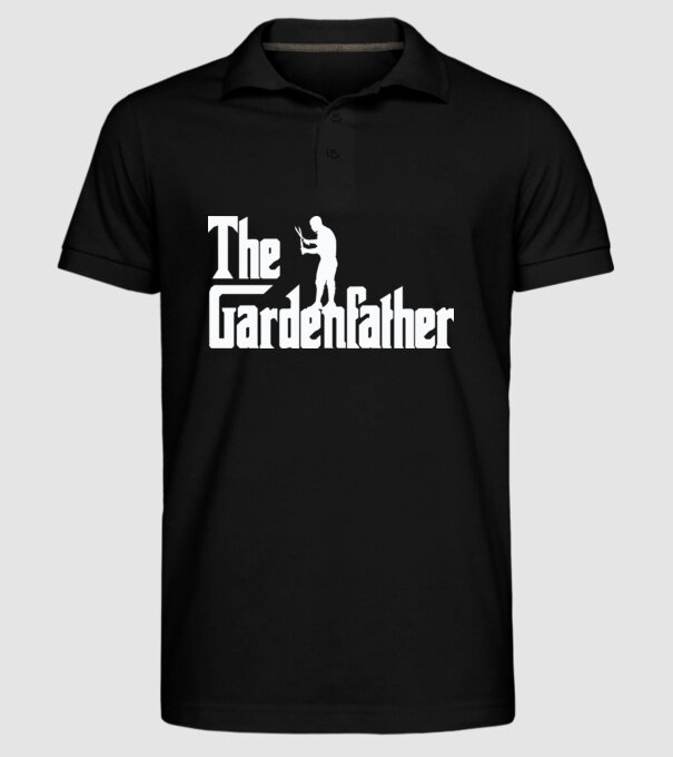 The Gardenfather model negru pe tricou