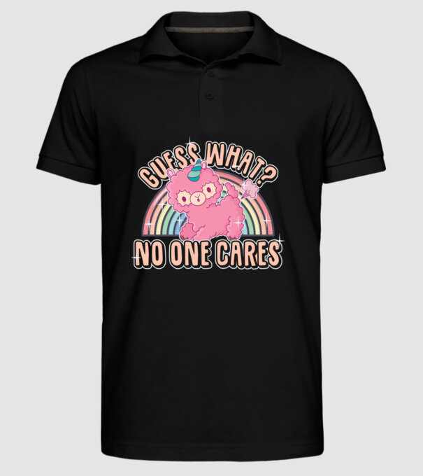 Guess what lama model negru pe tricou