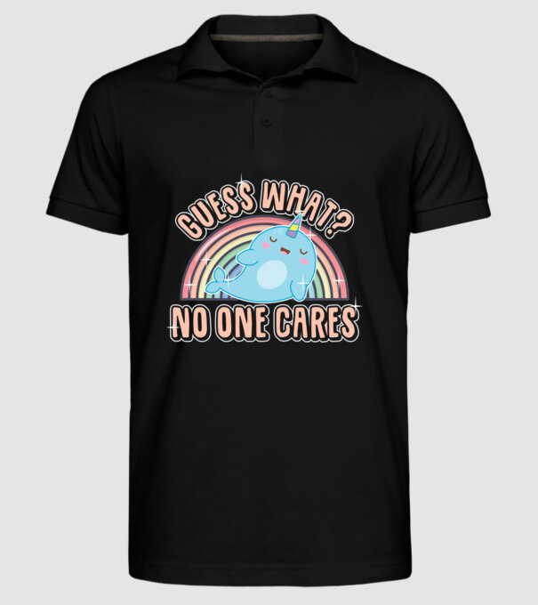 Guess what narval model negru pe tricou