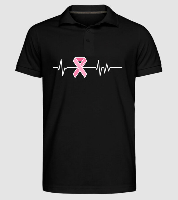 Heartbeat faith model negru pe tricou
