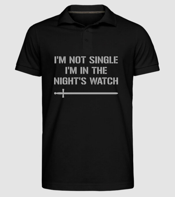 Im not single...! model negru pe tricou