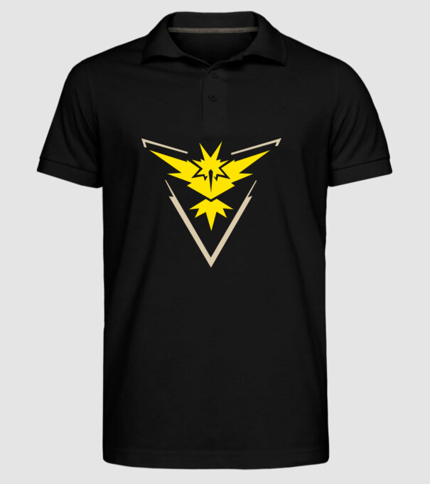 Instinct team logo model negru pe tricou