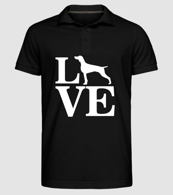 LOVE VIȘLĂ model negru pe tricou