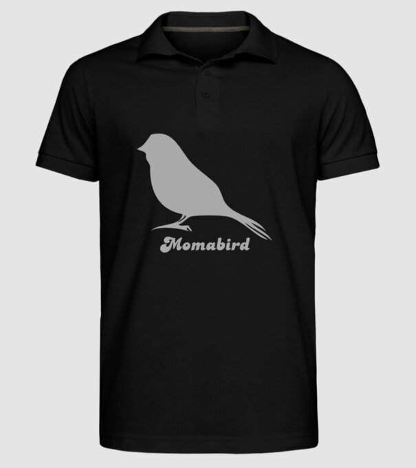 Momabird model negru pe tricou