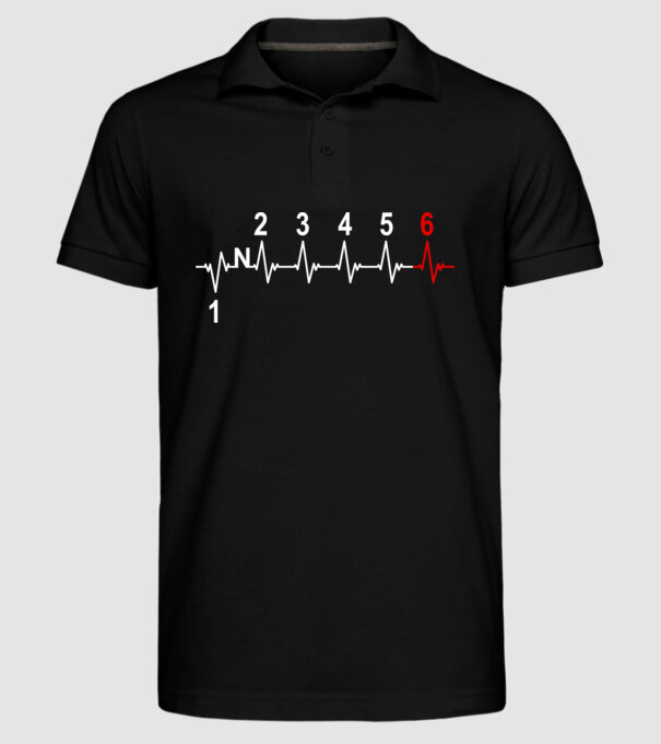 Cutie de viteze Motocicletă model negru pe tricou