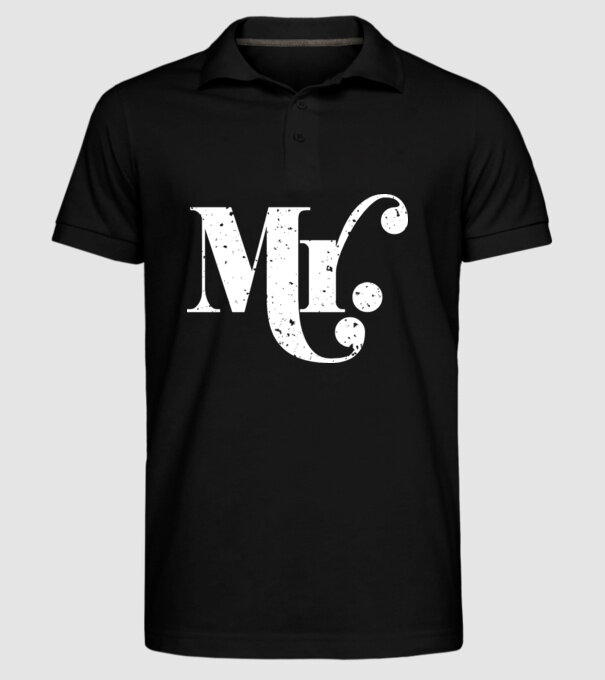 Mr 2 model negru pe tricou