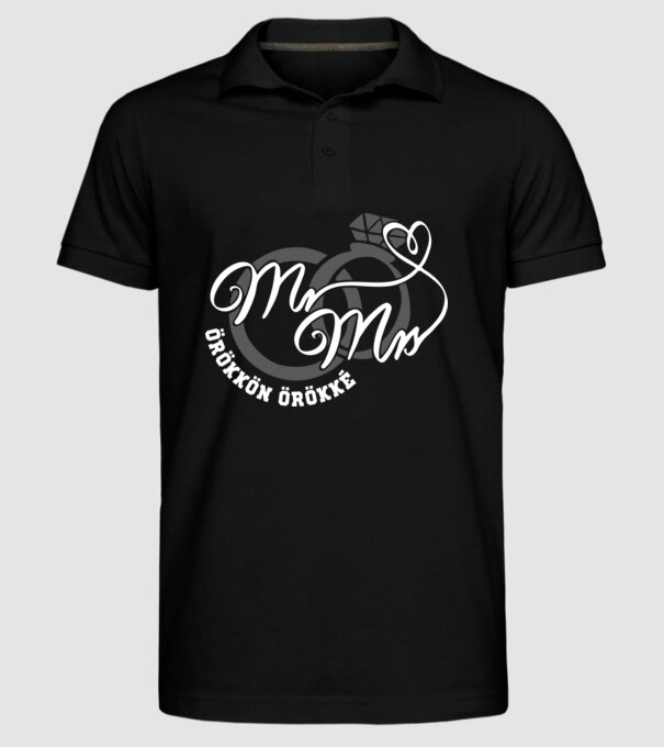 pentru totdeauna model negru pe tricou