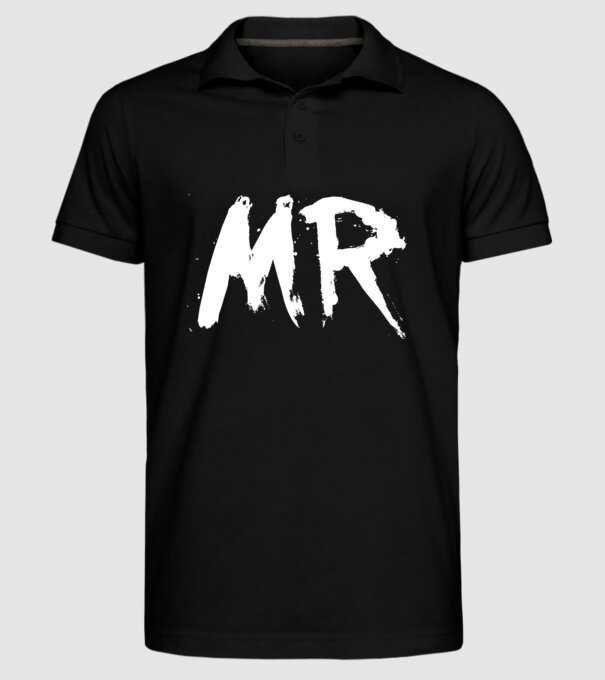 Mr. model negru pe tricou