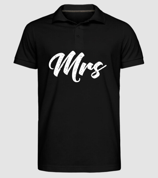 Mrs 1 model negru pe tricou